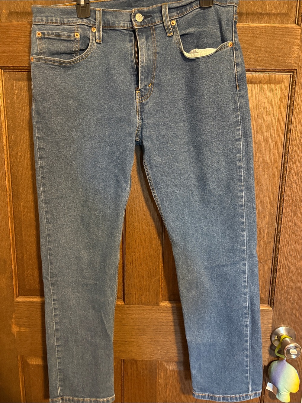 Levi's Medium Blue Ankle Jeans - Slim Crop